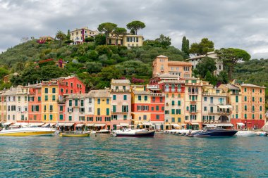 Portofino. Ligurya tatil beldesi.