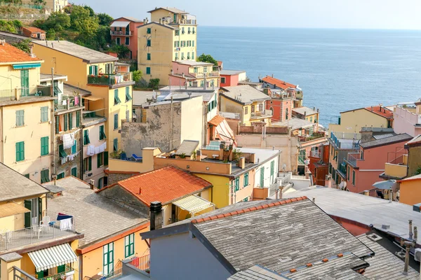 Riomaggiore. Village italien sur la côte . — Photo