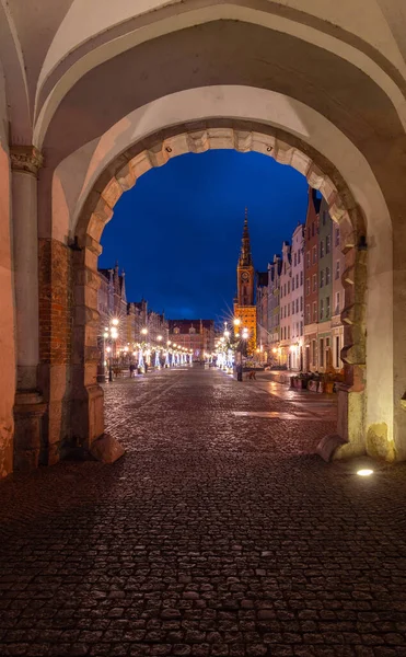 Gdansk. Long market. — Stock Photo, Image