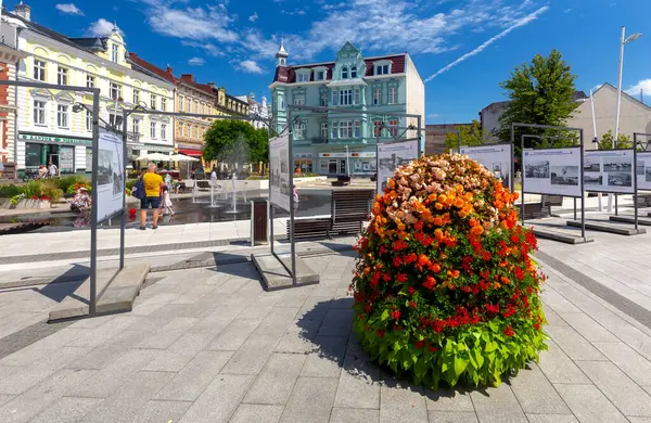 Swinoujscie. Freedom Square i den historiske del af byen. - Stock-foto
