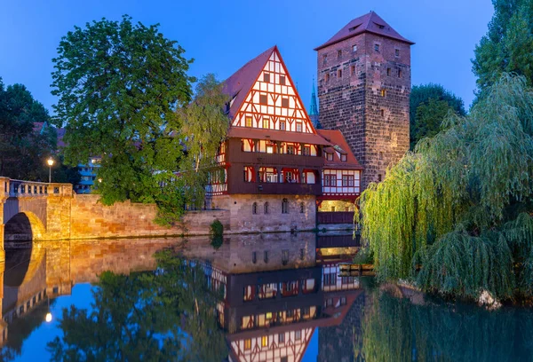 Historical part of the old town of Nuremberg, Franconia, Germany. — Stock Photo, Image