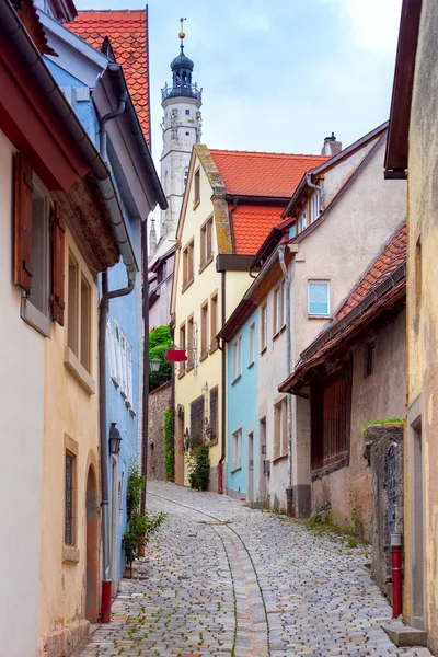 Rothenburg ob der Tauber. Oude beroemde middeleeuwse stad. — Stockfoto