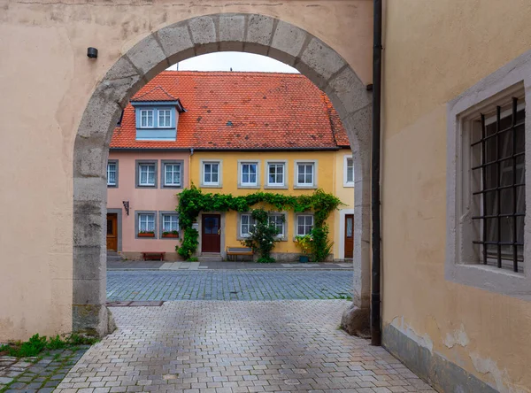 Rothenburg ob der Tauber vagyok. Régi híres középkori város. — Stock Fotó