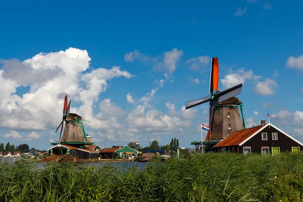 Molinos de viento de Holanda —  Fotos de Stock