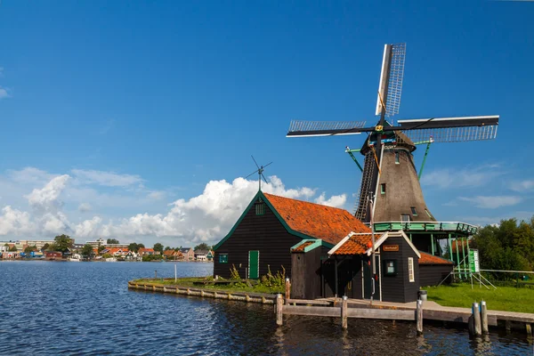 Moinhos de vento da Holanda — Fotografia de Stock