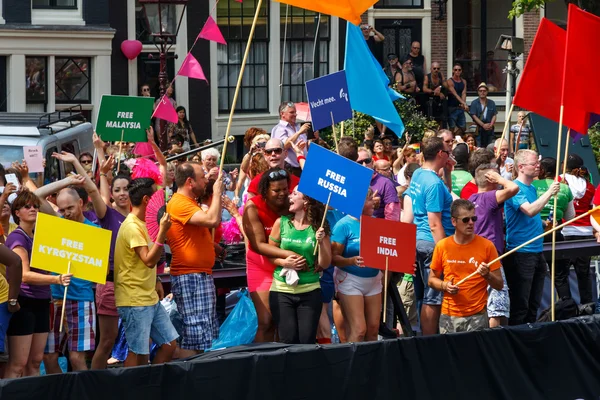 Amsterdam Gay Pride 2014 — Stockfoto