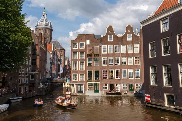 Kanały Amsterdamu — Zdjęcie stockowe