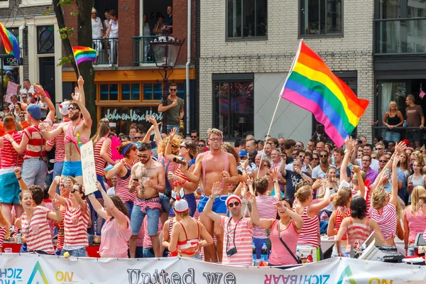 Amsterdam  Gay Pride 2014 — Stock Photo, Image