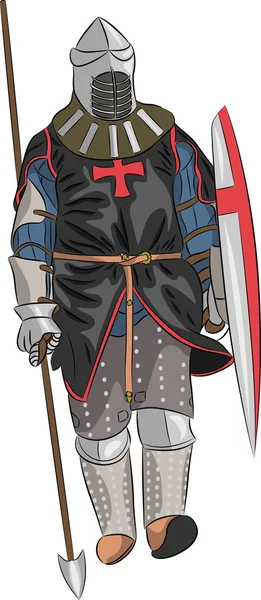 vektör Ortaçağ Şövalyesi