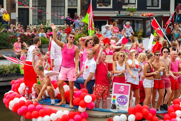 Orgoglio gay Amsterdam 2014 — Foto Stock