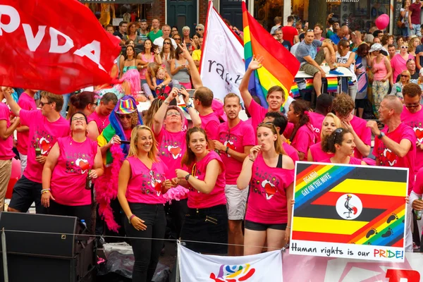 Амстердамский гей-прайд 2014 — стоковое фото
