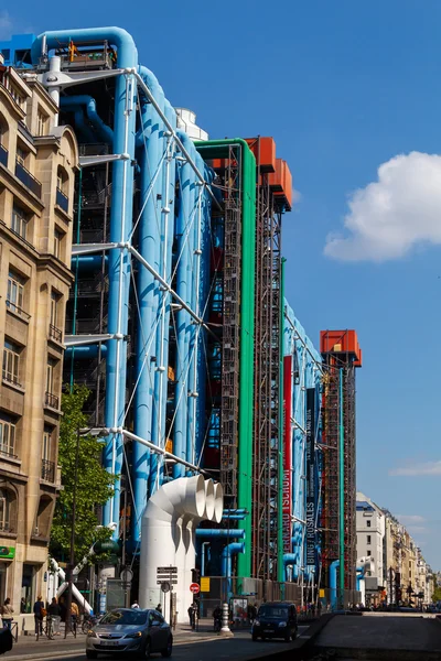 The National Center of Art and Culture Georges Pompidou. — Stock Photo, Image