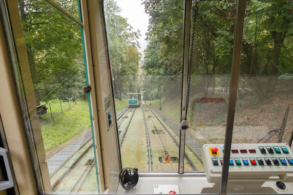 Standseilbahn in Prag. — Stockfoto