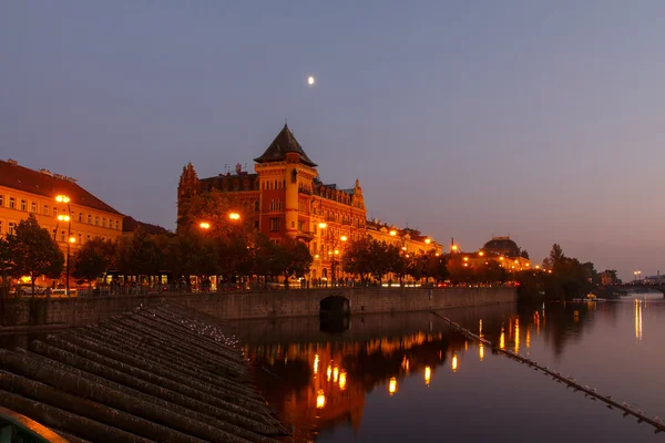 View of Prague and the Vltava River. — Stock Photo, Image