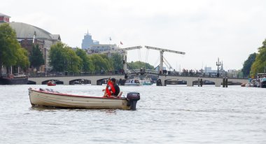 Amsterdam'ın Kanallar.