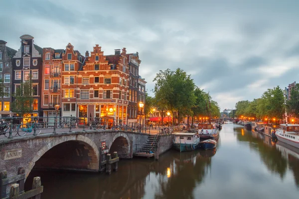 Canals of Amsterdam. — Stock Photo, Image