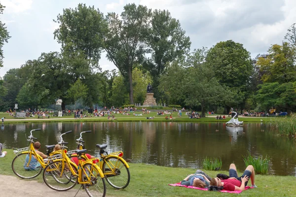 Amsterdam. Vondelpark. — Stock Photo, Image