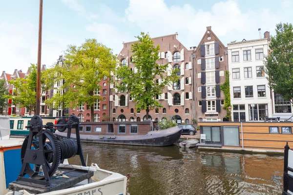 Canales de Amsterdam . —  Fotos de Stock