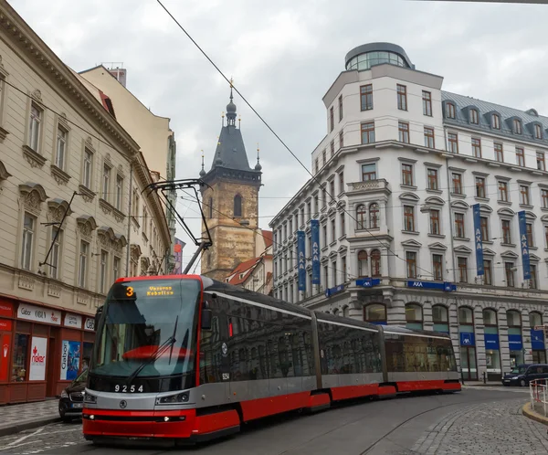 Tranvía en Praga. — Foto de Stock