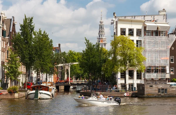 Canales de Amsterdam . — Foto de Stock