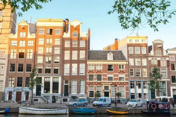 Kanały Amsterdamu. — Zdjęcie stockowe