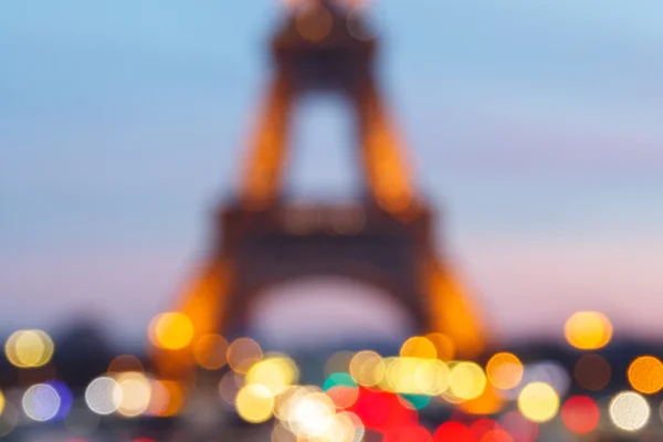 Paris. Eiffel Tower. Bokeh. — Stock Photo, Image