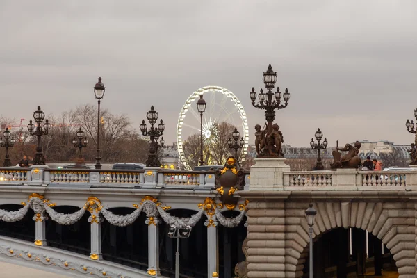 París. Pont Alexandre 3 . — Foto de Stock