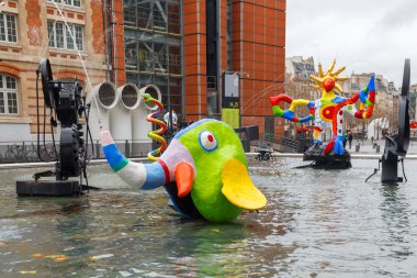 Paris. Stravinsky çeşme.