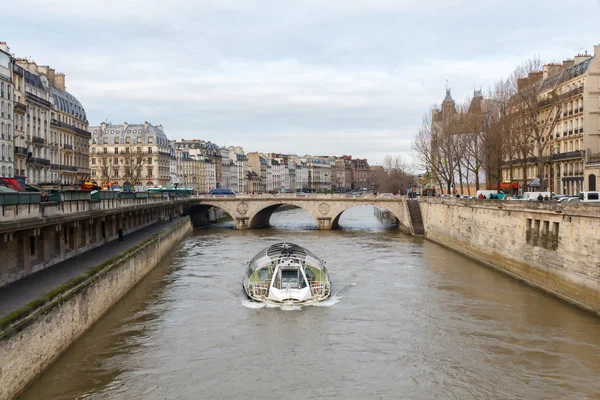 Parijs. De rivier de Seine. — Stockfoto