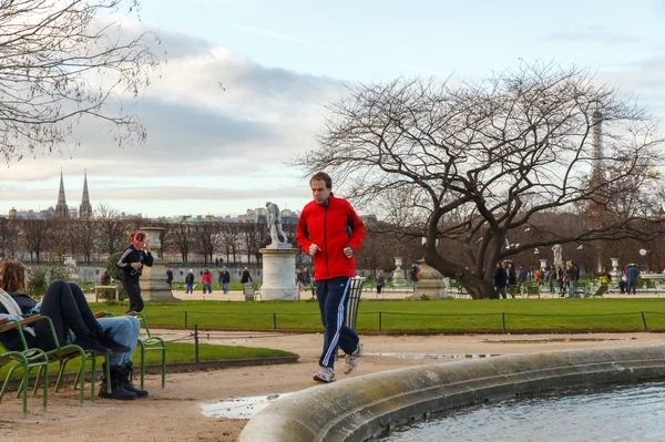 París. Jardines de Tullerías . — Foto de Stock