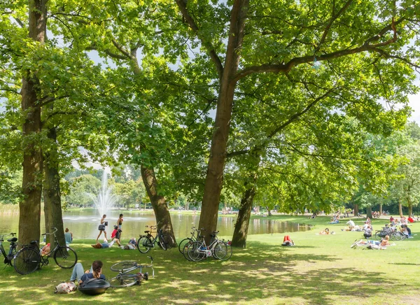 Amsterdam. Vondelpark. — Stock Photo, Image