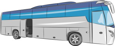 Vector bus. clipart