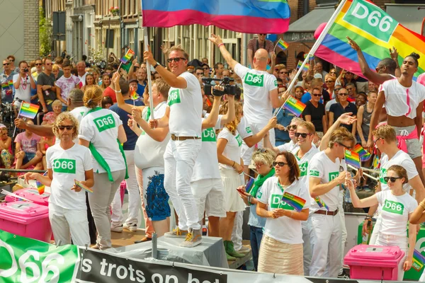 Amsterdam  Gay Pride 2014. — Stock Photo, Image