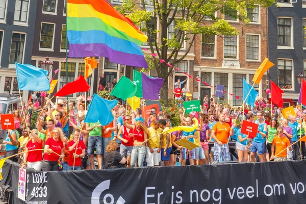 Amsterdam Gay Pride 2014. — Stockfoto