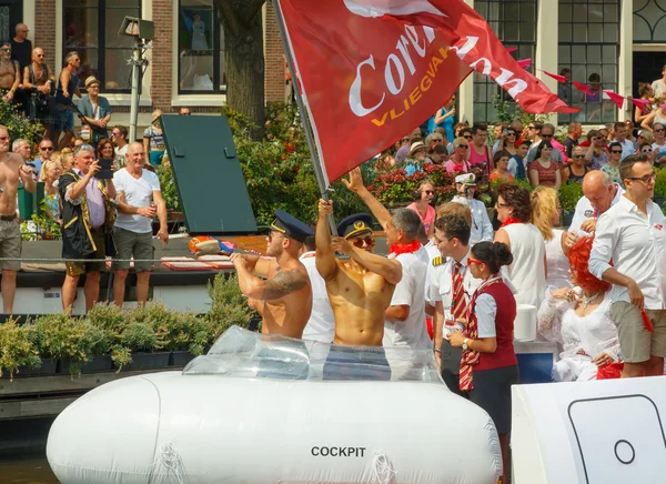 Orgoglio gay Amsterdam 2014. — Foto Stock