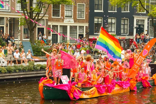 Amsterdam  Gay Pride 2014. — Stock Photo, Image