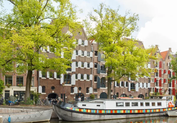 Canales de Amsterdam . —  Fotos de Stock