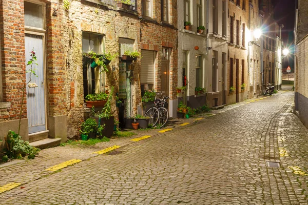 Rua em Bruges . — Fotografia de Stock