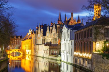 Bruges. Yeşil kanal.