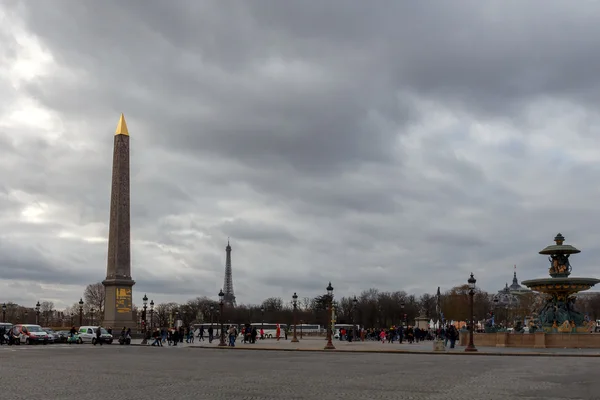 Paryż. Place de la Concorde. — Zdjęcie stockowe