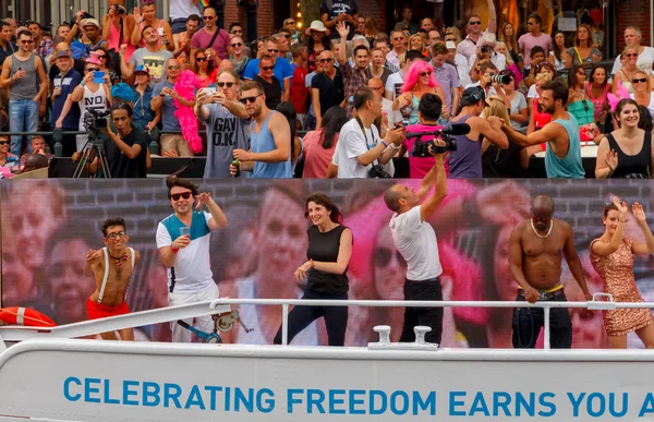 Orgoglio gay Amsterdam 2014. — Foto Stock