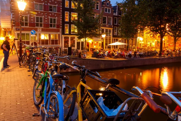 Kanály Amsterdamu. — Stock fotografie