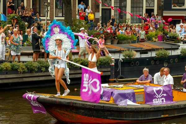 Orgoglio gay Amsterdam 2014. — Foto Stock
