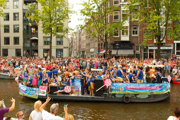 Amsterdam  Gay Pride 2014. — Stock Photo, Image