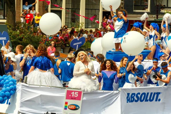 Orgoglio gay Amsterdam 2014. — Foto Stock