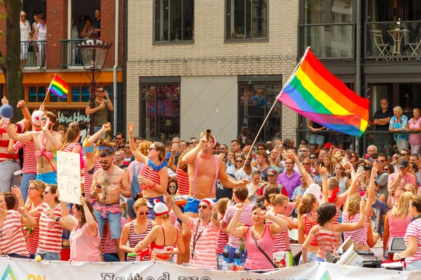 Amsterdam Gay Pride 2014. — Stockfoto