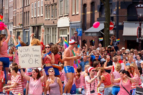 Amsterdam  Gay Pride 2014. — Stock Photo, Image