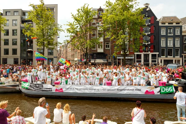 Amsterdam  Gay Pride 2014. — Stock Photo, Image