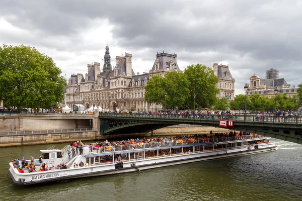 Paris. Hotel-de-Ville (City Hall). — Stock Photo, Image