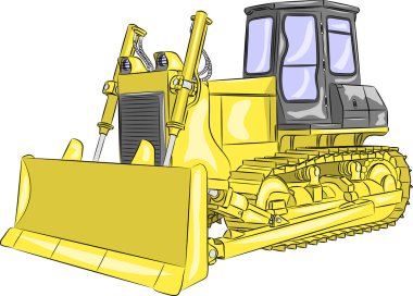 vektör buldozer